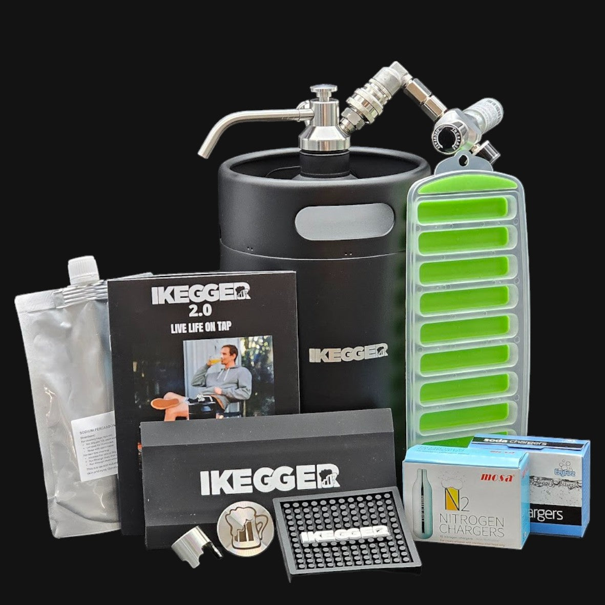 4l kegger system for any drink with an insulated keg