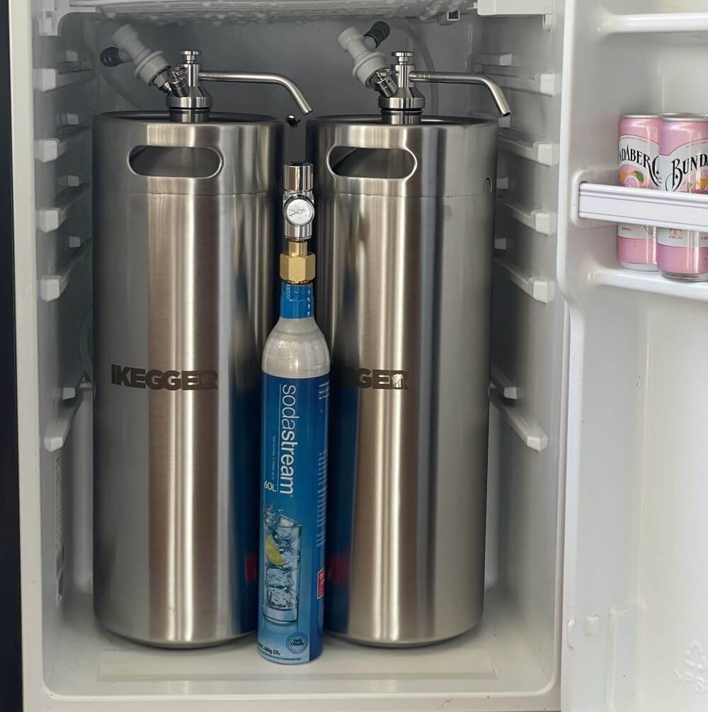 Kegerator beer keg store fridge