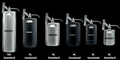 kegger size options from 2l up to 10l ikegger systems